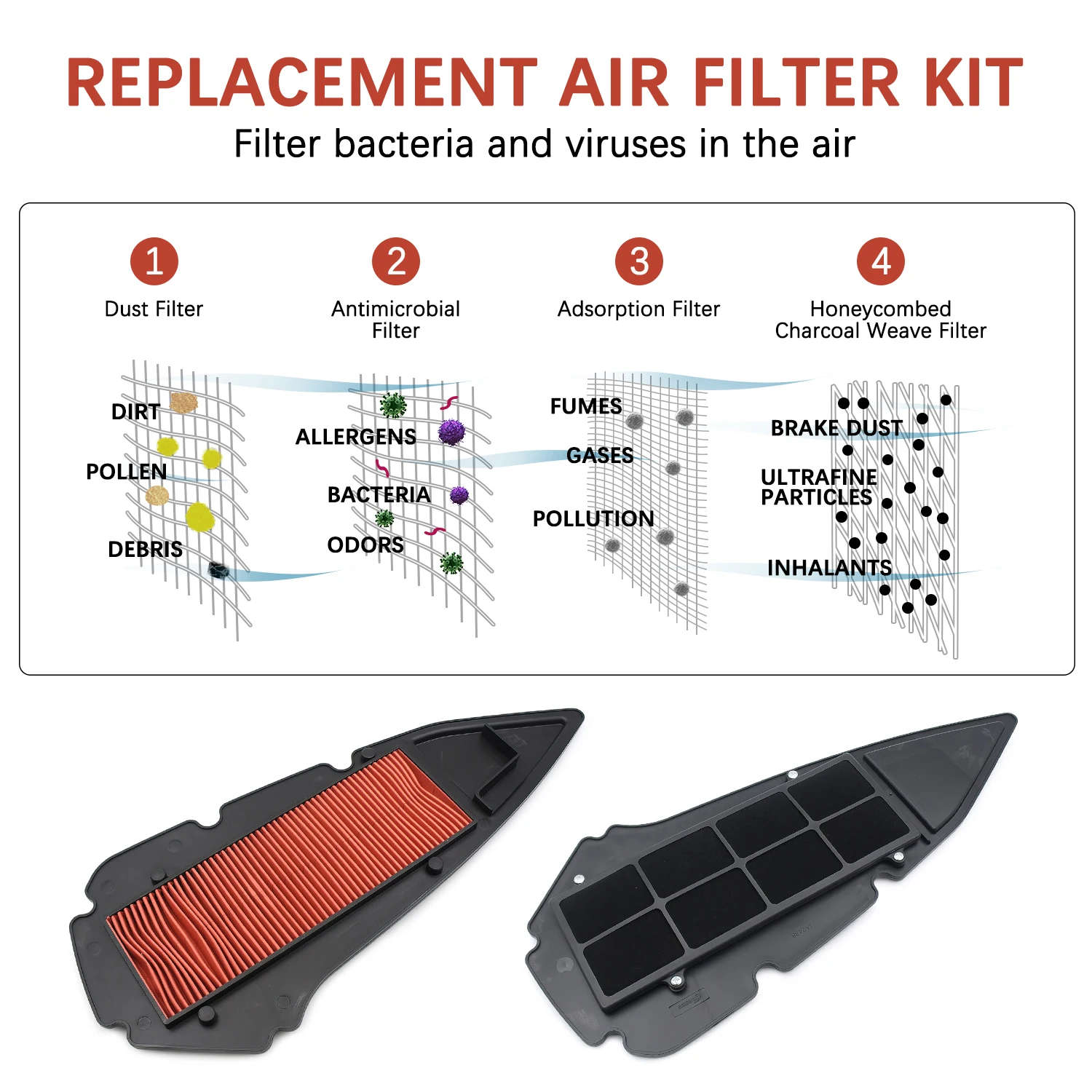 

Air Oil Filter Element Engine Intake Inlet Sponge Cleaner For Zontes 368M 368G 368K ZT368E ZT368D ZT368M ZT368G ZT368K 368E 368D