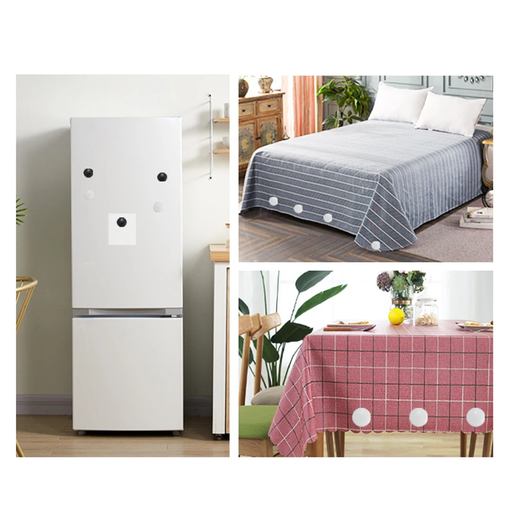 

Magnetic Shower Curtain Weights 16 Pairs Zinc Alloy with Strong Magnetism for Secure Hold Prevent Detaching and Floating