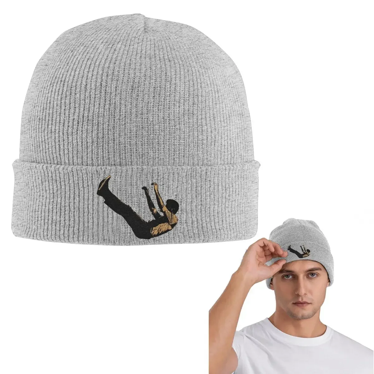 New Imagine Dragons Warm Knitted Cap Hip Hop Bonnet Hat Autumn Winter Outdoor Beanies Hats for Unisex Adult