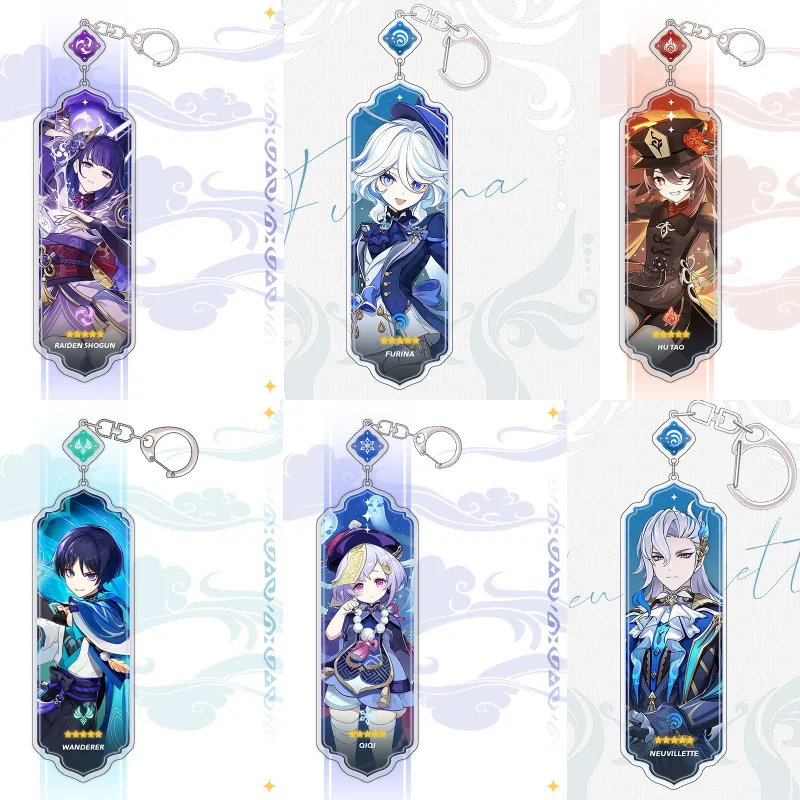 Mezzanine pendant Zhongli Maplehara Manyo Kirarayo Yaoyao Laosliya acrylic keychain key chain cute keychain