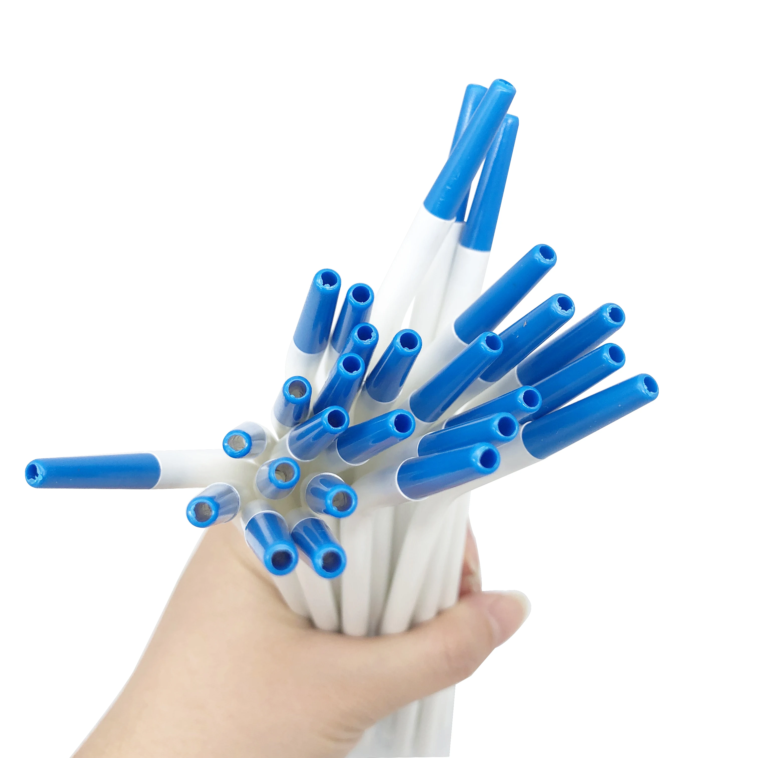 50pcs/100pcs Dental Clinic Disposable Surgical Suction Tips Saliva Ejector Laboratory Clinic Suction Tube Long Slim Type