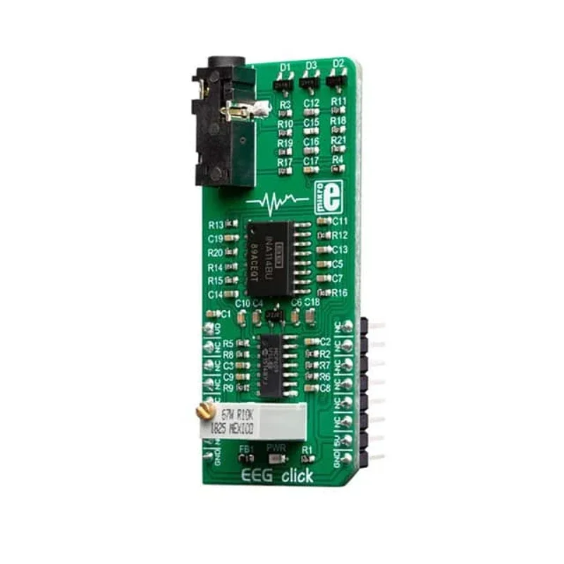 EEG Click Mikroe-3359 Hot Sales Brain-Computer Interface Development Board for EEG Research And Applications