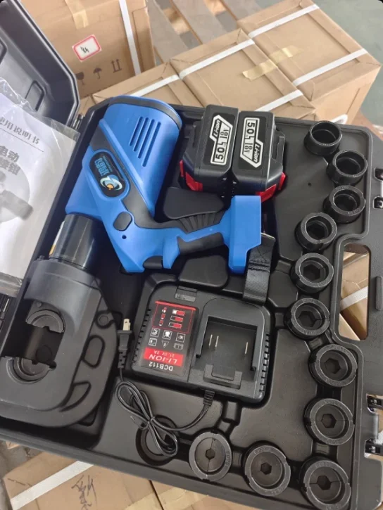 

Электрические гидравлические обжимные клещи 18 В перезаряжаемый непрерывный цифровой дисплей в реальном времени инструмент для обжима кабеля для профессионалов нас