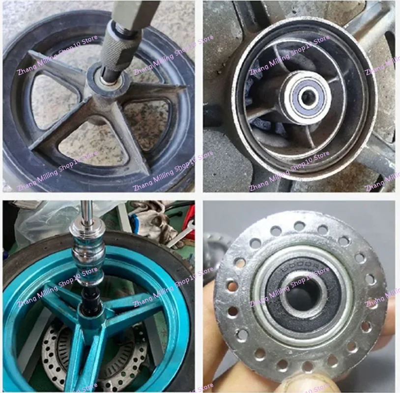 Blind Hole Bearing Puller Disassembly Steel Collet Inner Bearing Puller Sturdy Extractor Automative Tools for Motorcycle