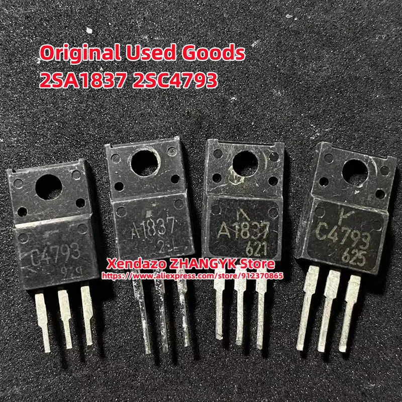 10pairs/lot Original  2SA1837 2SC4793 A1837 C4793 Audio amplifier pairing tube