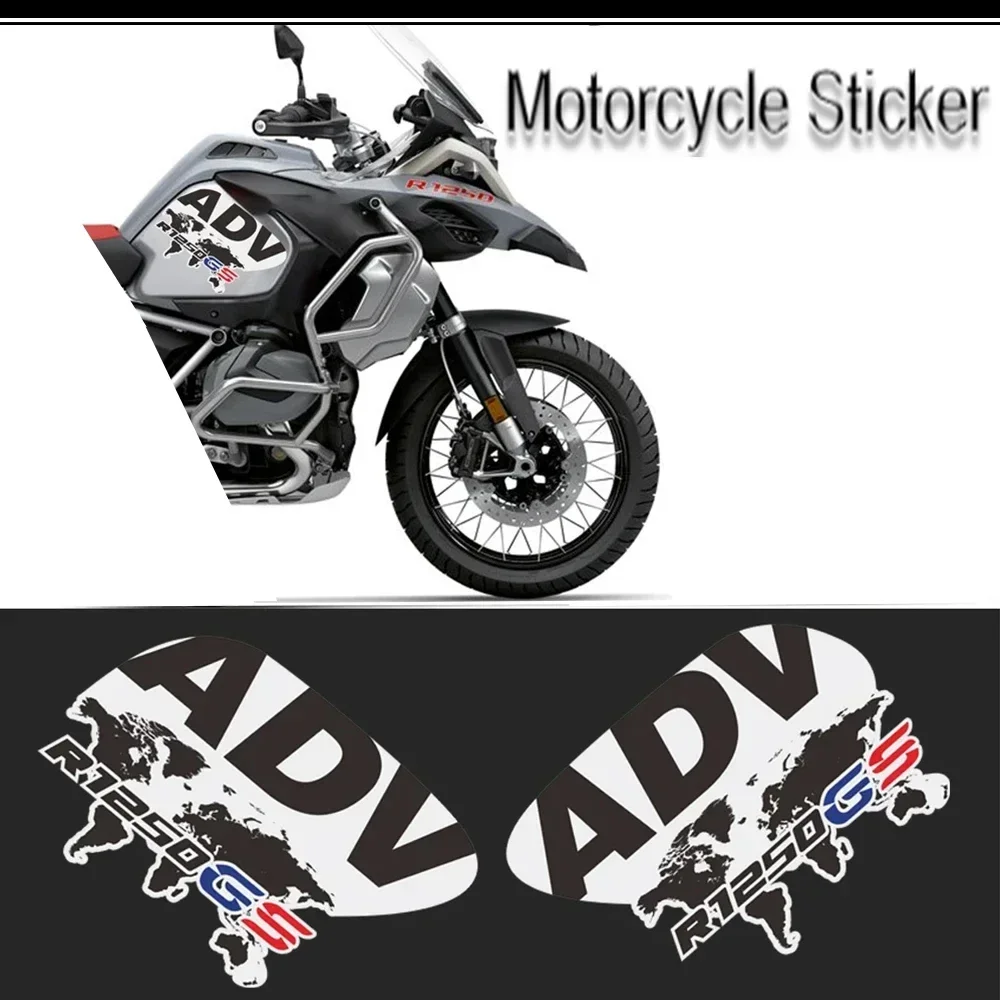 

R1250 R R1250GS GSA For BMW Tank Pad Fender Fairing Beak Luggage Aluminum Case ADV Adventure 2019 Motorcycle decalss