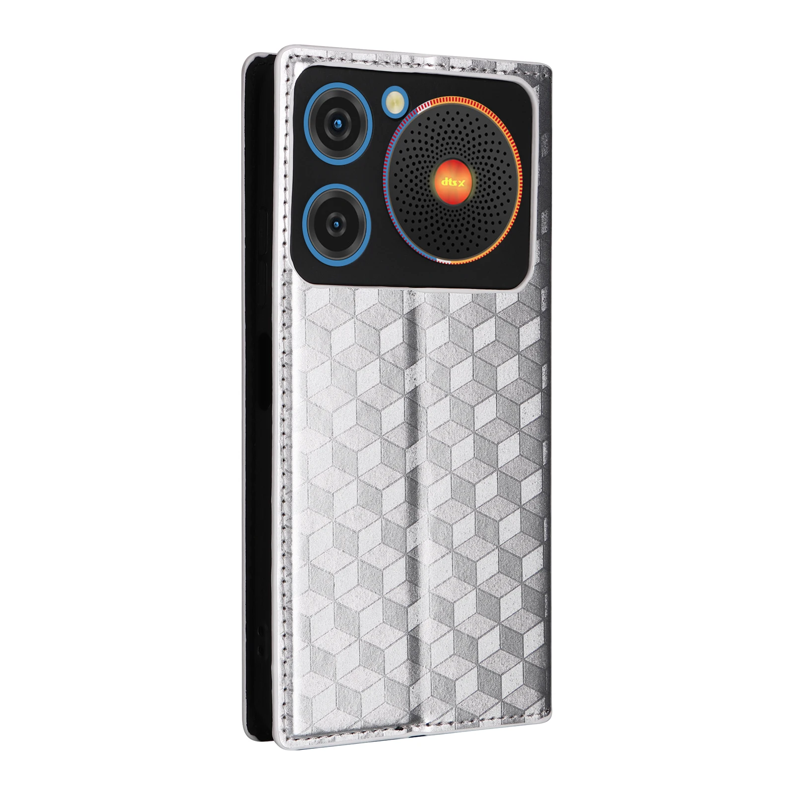 Dla ZTE Nubia Music Z2353 etui linie stereoskopowe skórzany portfel pokrywa dla Nubia Music/z2353 zamek magnetyczny etui z klapką na telefon