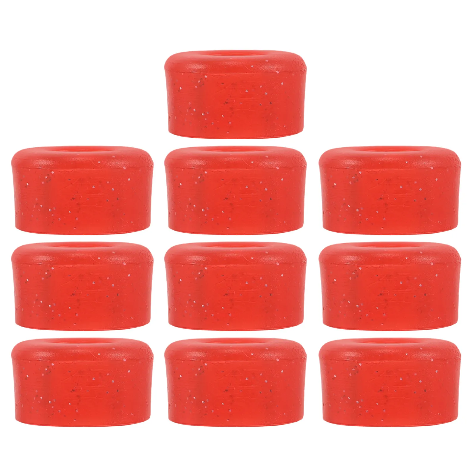 

10Pcs Skateboard Shock Absorbers 95A PU Bushings for Longboards Quad Skates Enhanced Stability Roller Skate Comfort