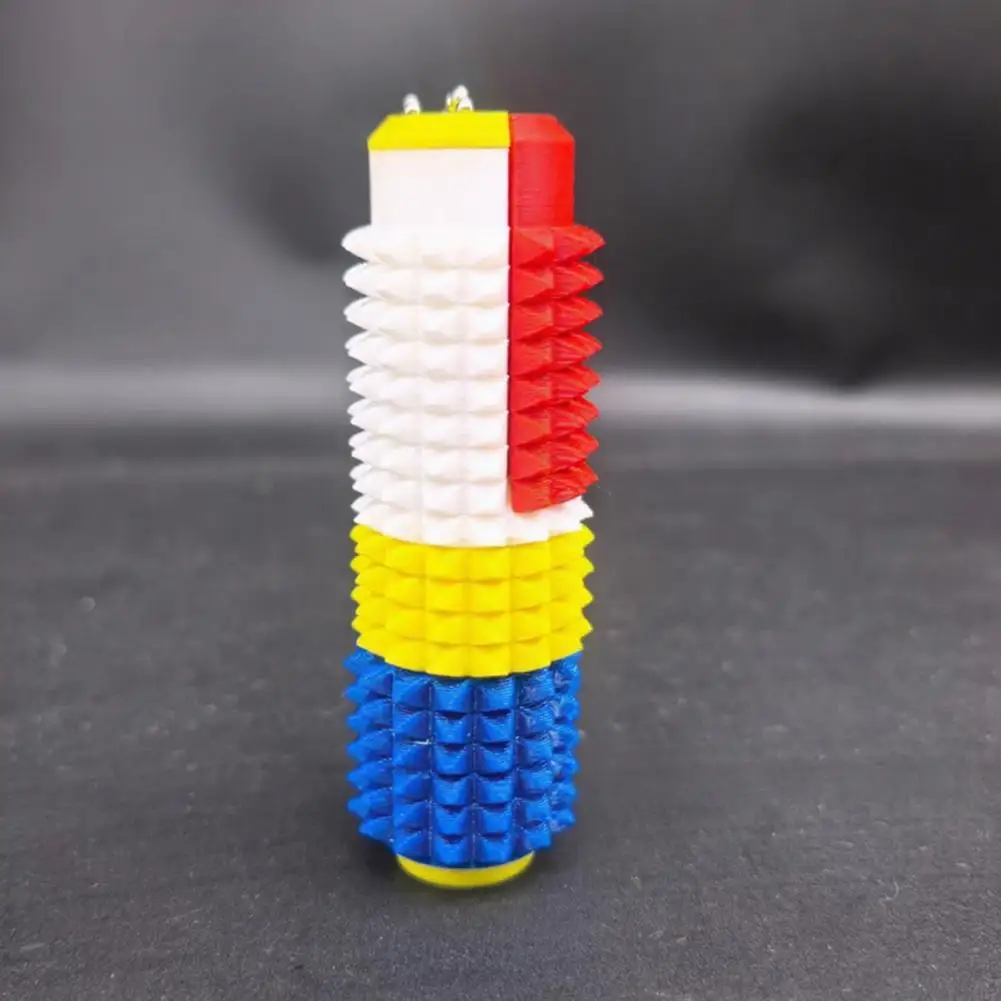 5 في 1 لعبة دوارة مسننة ثلاثية الأبعاد مطبوعة شائكة الألم ستيم المفاتيح الميكانيكية انقر سبينر لعبة تململ حسية صغيرة لتخفيف التوتر