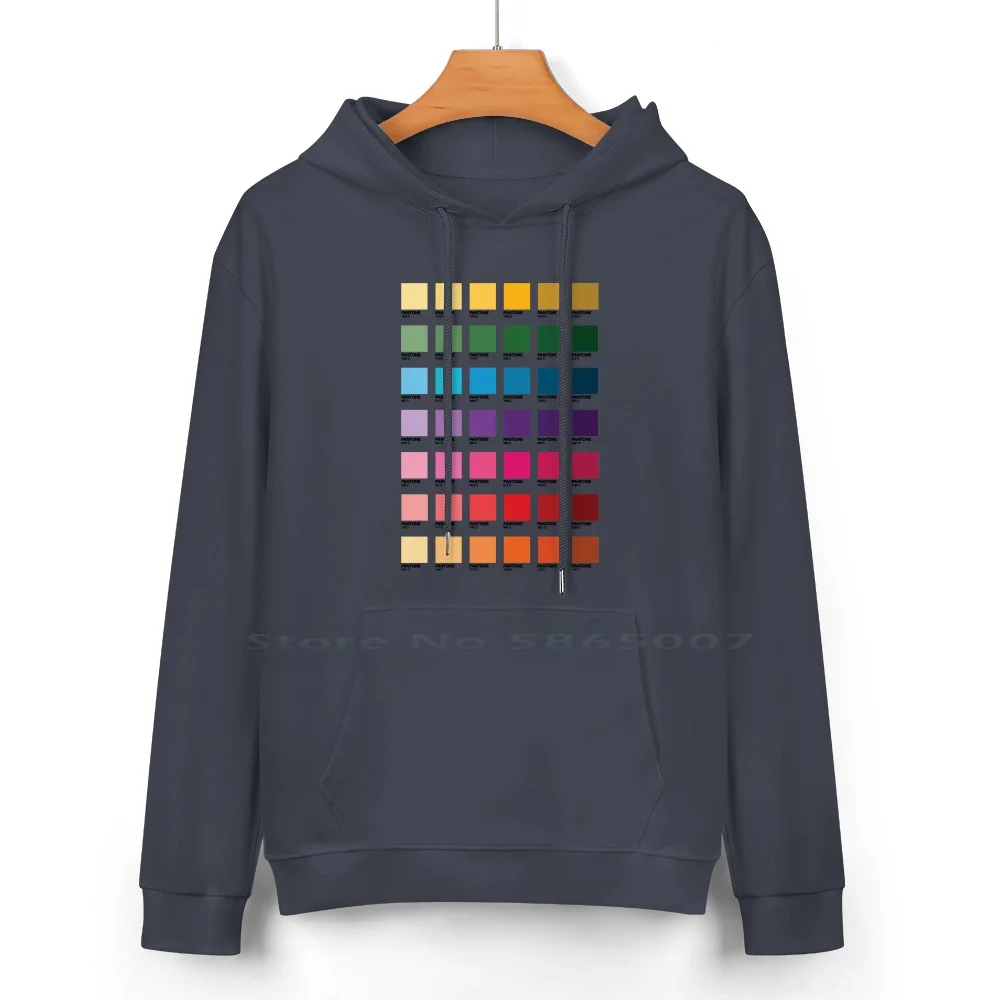 Shades Of Pantone Colors Pure Cotton Hoodie Sweater 24 Colors Pantone Colors Roygbv Color Shades Pantone Names Pantone Colours