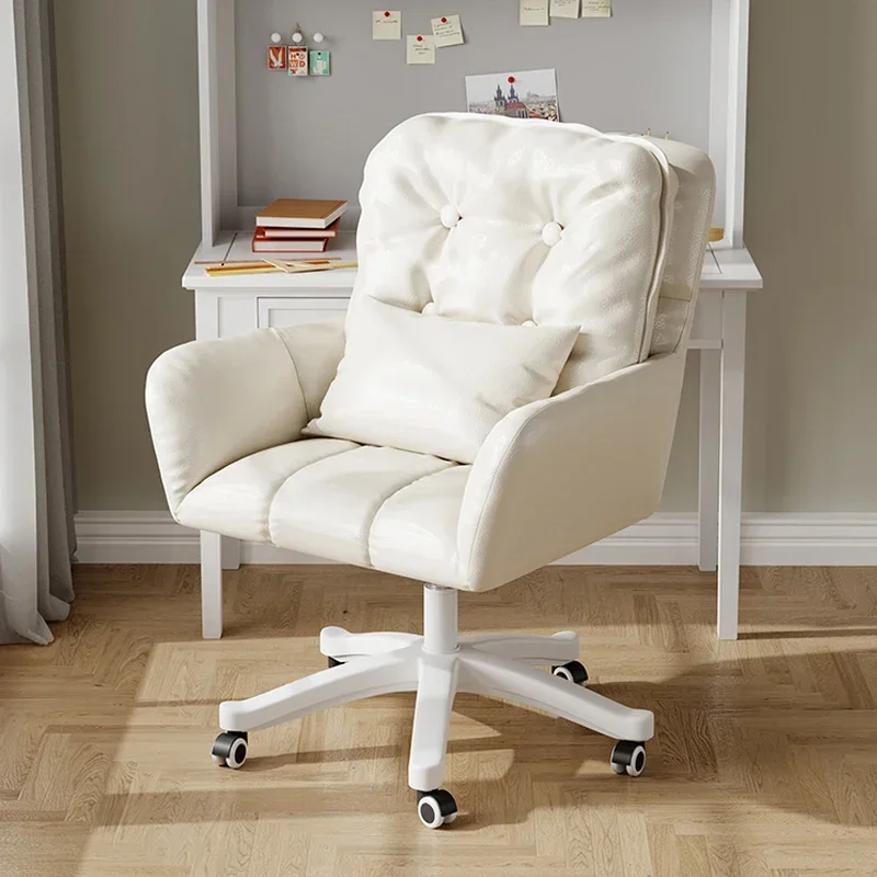 

Поворотный компьютерный стул для макияжа, колеса, письменный стол, индивидуальное кресло, студенческое общежитие, мебель для квартиры