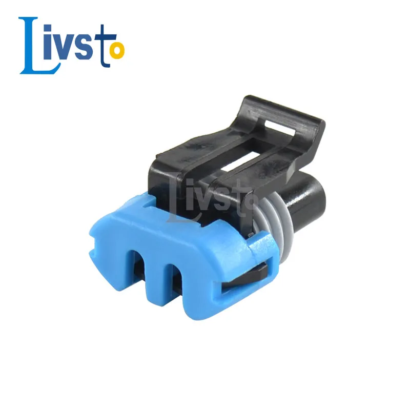 5/10/20/50/100 Sets Delphi 2 Pin Car Headlight Turn Signal Plug Outdoor Temperature Sensor Waterproof Auto Connector 12052641