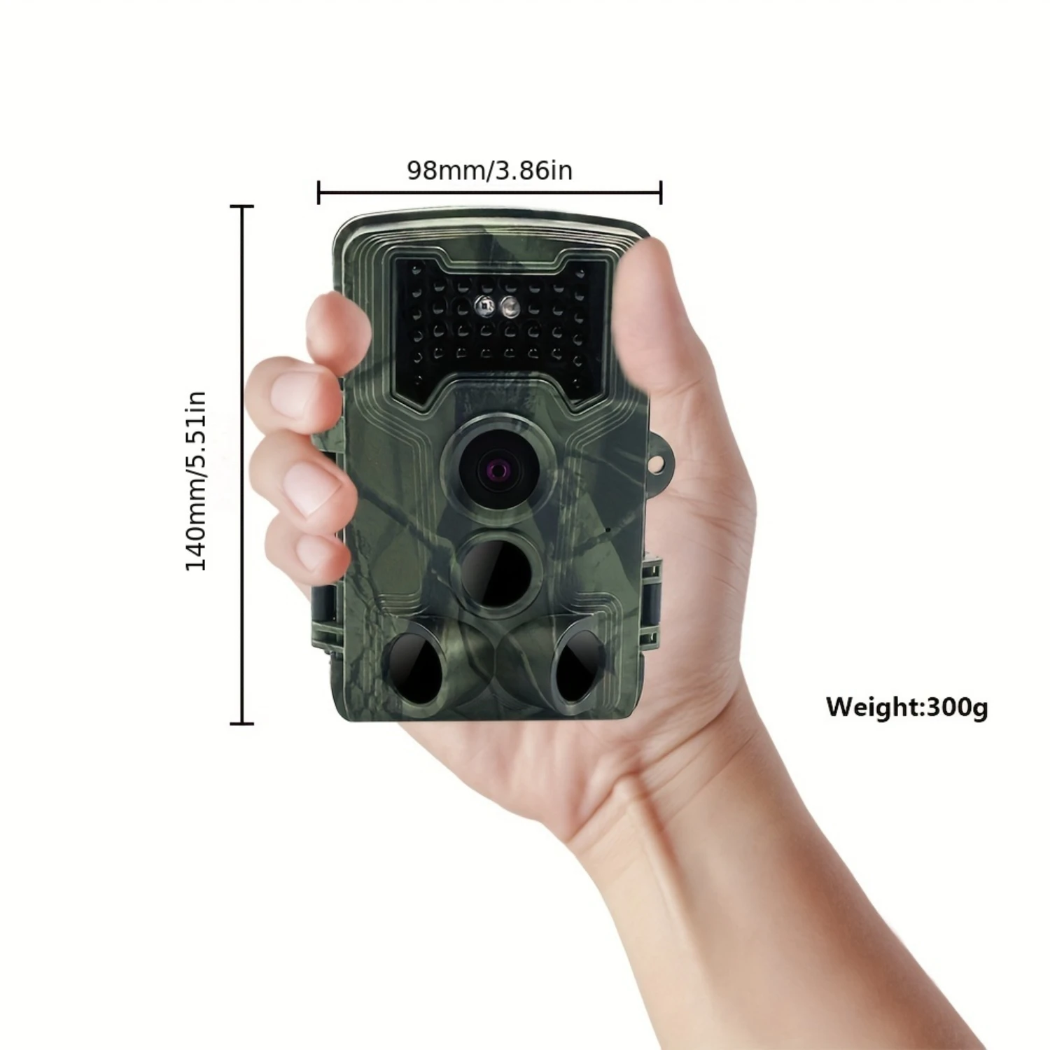 

2.7K 36MP Trail Camera, Infrared Camera With 5.08 Cm LCD Screen, Fast 0.2s Trigger Speed 120°PIR Motion Activated Infrared Nigh