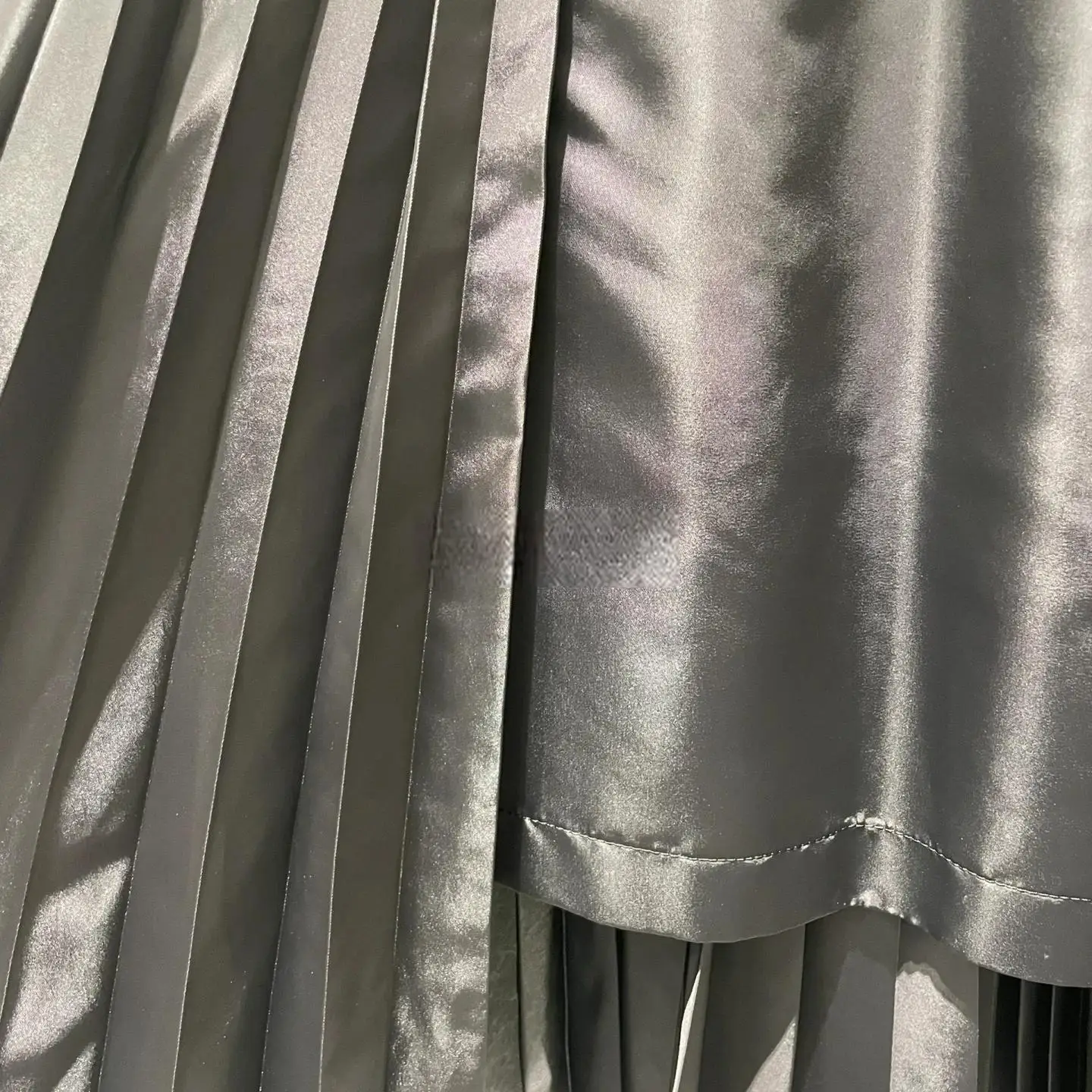 FOG SACAI カジュアルルーズウエストプリーツスカート非対称デザインミディ丈半身スカート和風トレンディな女性のスカート