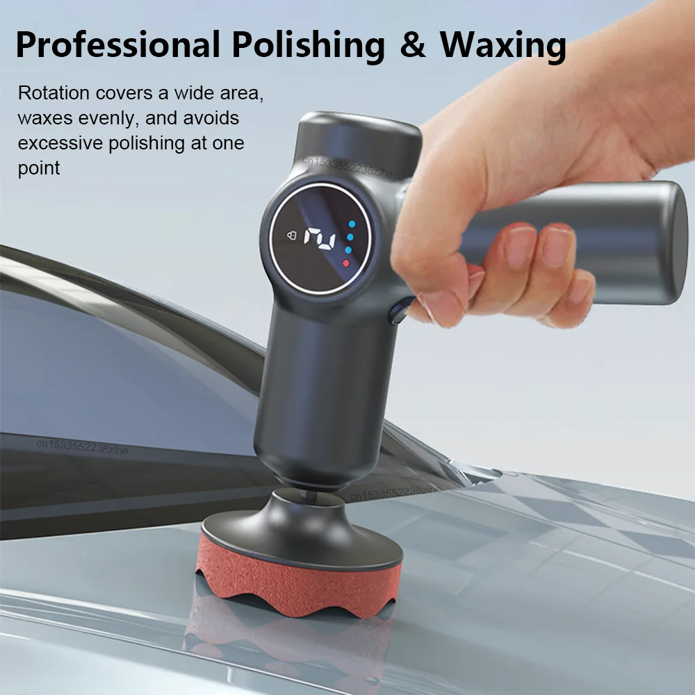 Car Waxing Polishing Sanding Machine Wireless Car Paint Scratch Repair Windscreen Glass Oil Film Remove Machine Leather Care