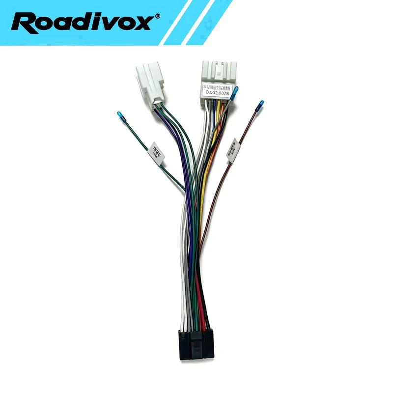 For NISSAN NAVARA 3 D40 16 Pin Android Car Radio Stereo Wiring Harness Plug Power Cable Connector Adapter