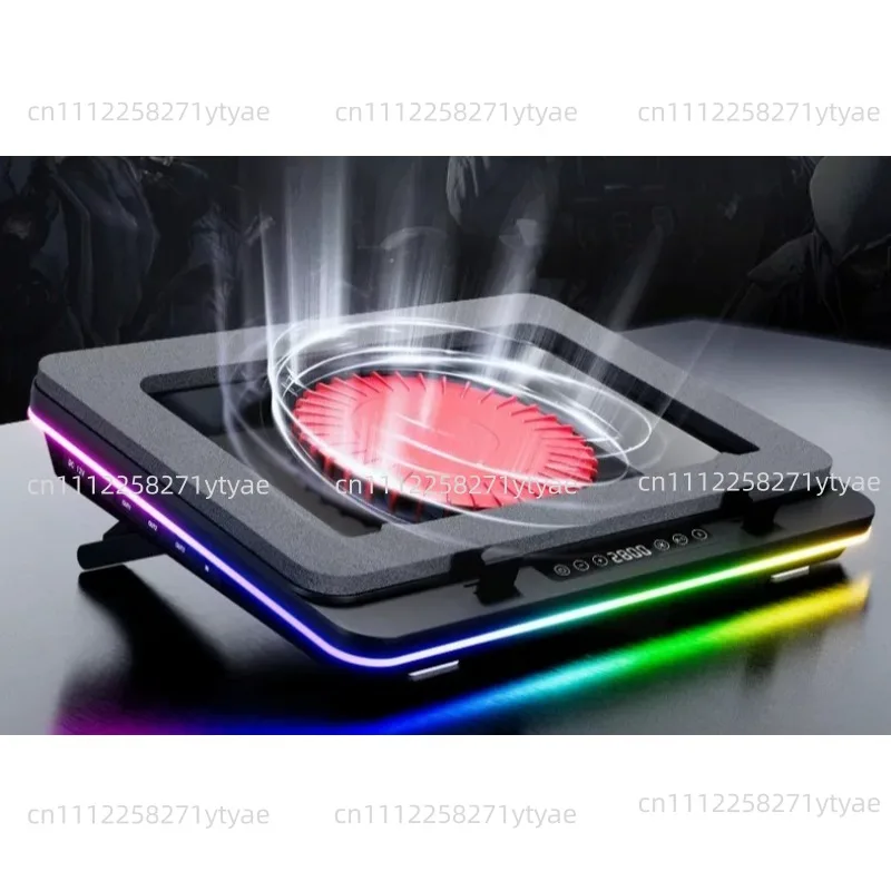 GT600 Air-Pressing Laptop Cooler With 14CM Large Fan Dustproof Heat Dissipation Base Stand Compatible With Up To18inch Notebook