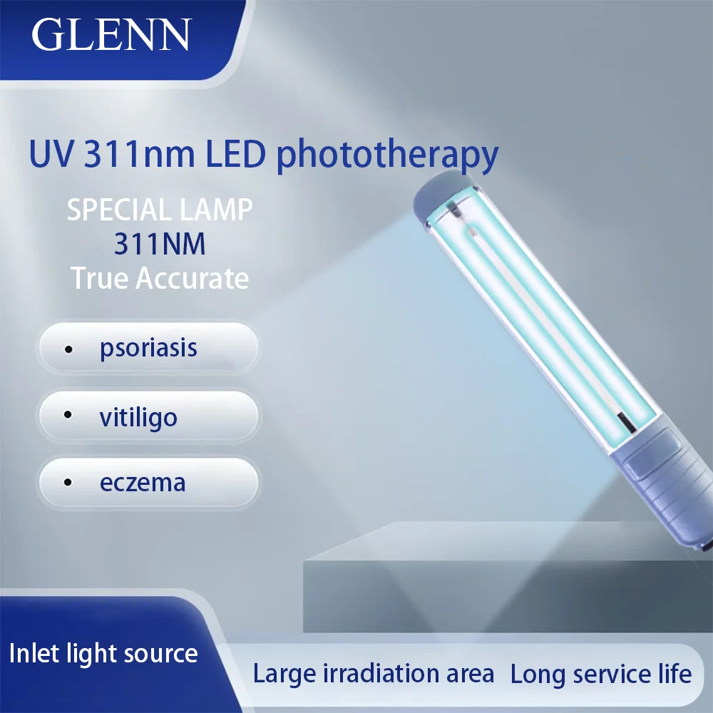 

UV 311nm Ultraviolet Phototherapy Device 311nm UVB Lamp To Treat Vitiligo, Psoriasis, White Spots And Skin Disease