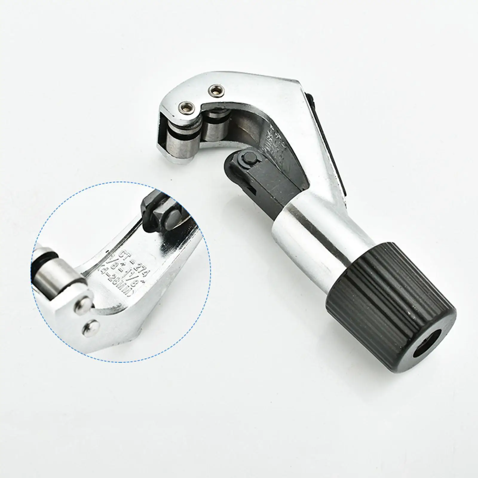 Professional Grade Pipe Cutter for Copper Aluminum Stainless Tube with Easy Rotate Handle and Durable Alloy Steel