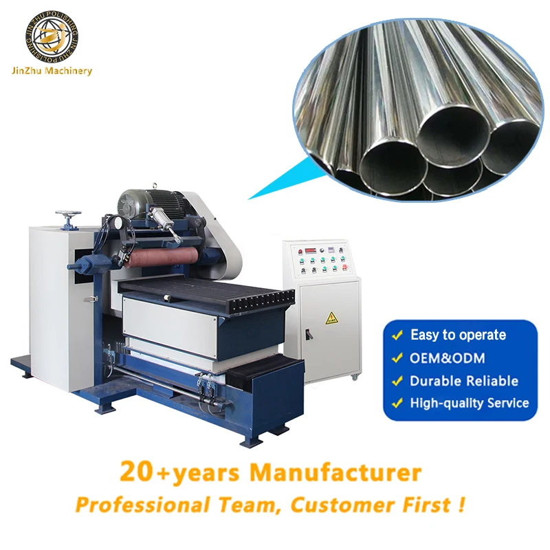 New Copper Tube Stainless Steel Tube Mirror Polishing Machine with Motor and Bearing 11.87kW Power 900kg Weight