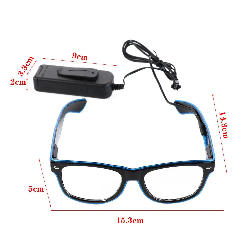 Costume Decor Light Up Glow Sunglasses Party SunGlasses Classic Luminous Glasses Led Glasses Flashing Glasses Neon Glasses