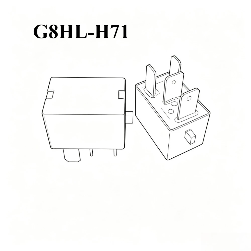 Original G8HL-H71 12V 4pin relay For Honda Accord Civic CRV Fit Eight Generation Front Van Odyssey air conditioning relay