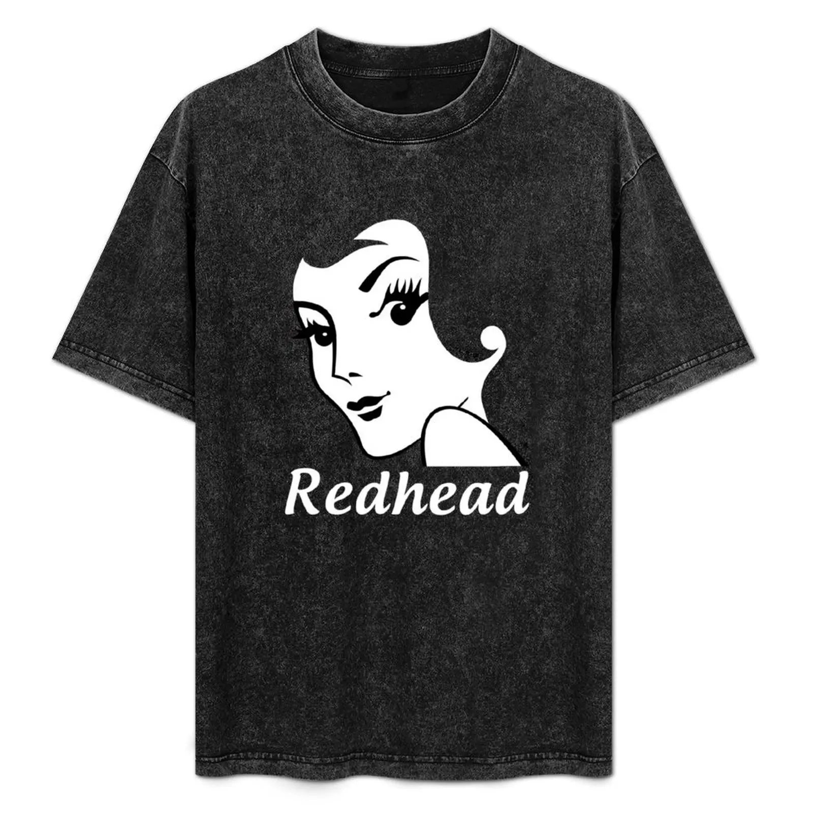 

Miss Redhead (text) [iPad / Phone cases / Prints / Clothing Decor] T-Shirt Work Casual Loose Fit T-Shirt