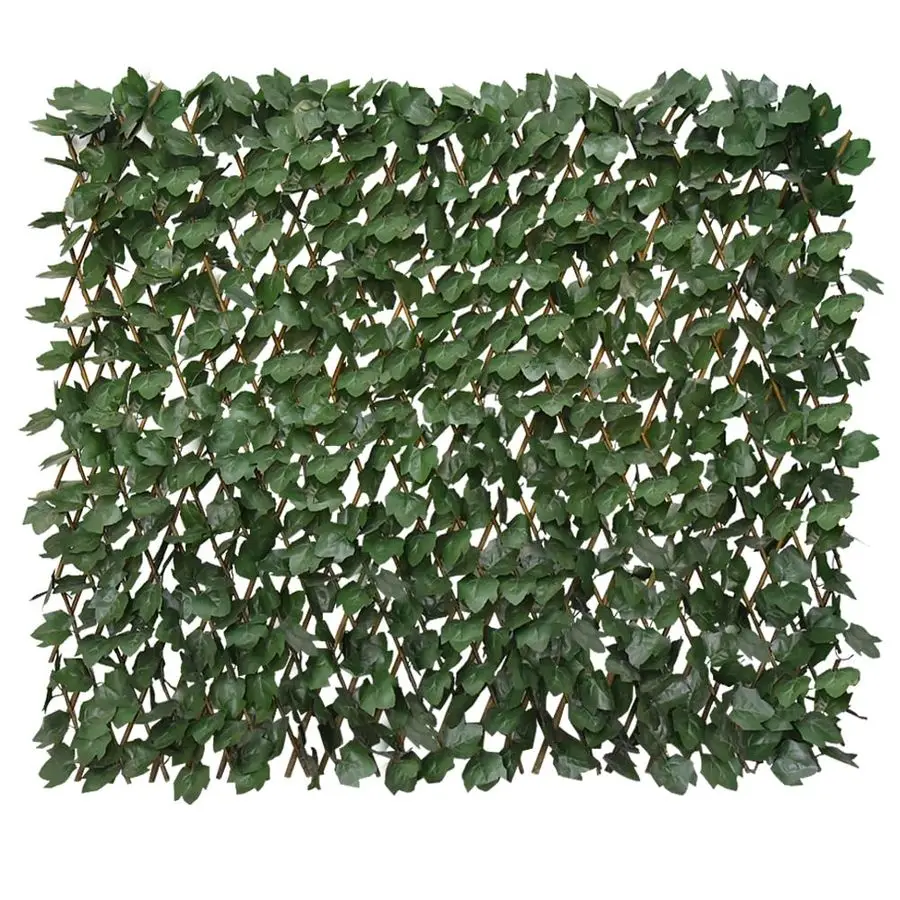 

Декоративная панель-забор для балкона и патио, искусственная изгородь из плюща, односторонняя, с имитацией листьев