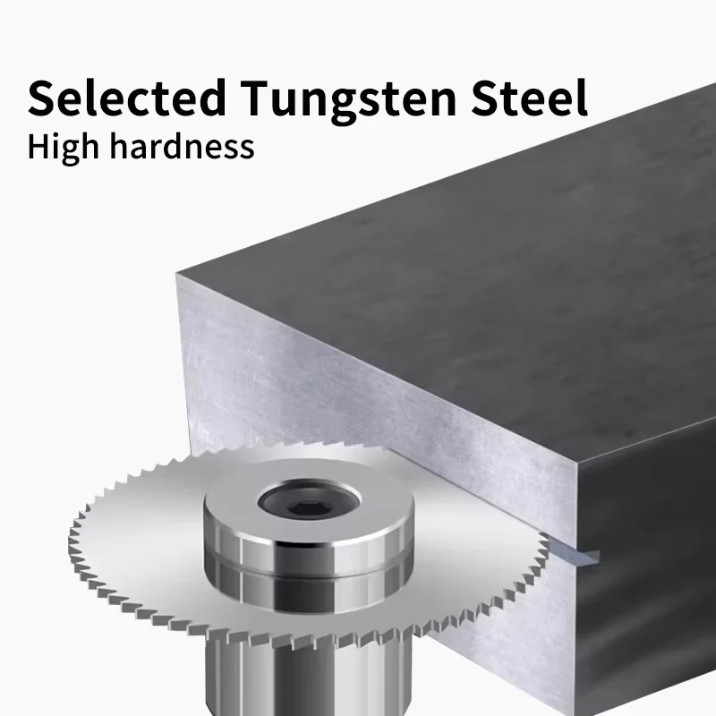 60mmSlitting Slotting Saw Blade HSS Steel Circular  Saw Blade Cutting Disc for CNC Slitting Machine Metal Steel PVC Cutting Tool