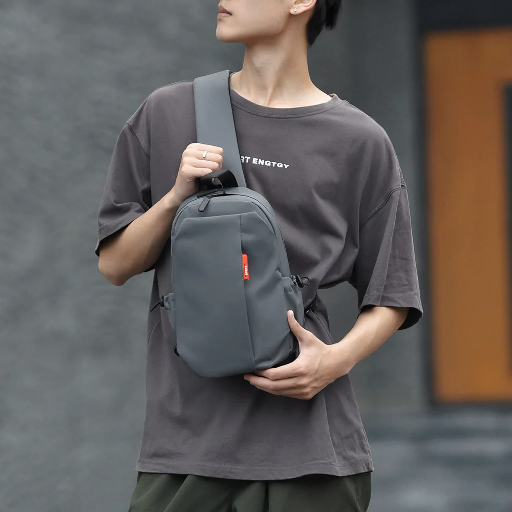 outdoor-leisure-men's-crossbody-bag-waterproof-small-backpack-for-travel-cycling-street-style-trendy-bag-with-sewing-line