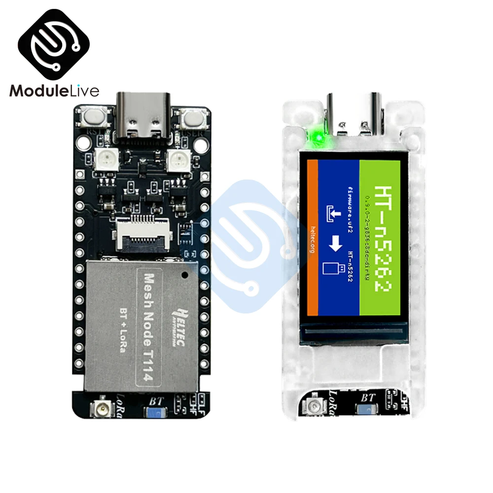 Meshtastic Tracker Nordic nRF52840 SX1262 LoRaWAN for Arduino Positioning Devboard Low Power TFT Display BLE WiFi Heltec T114