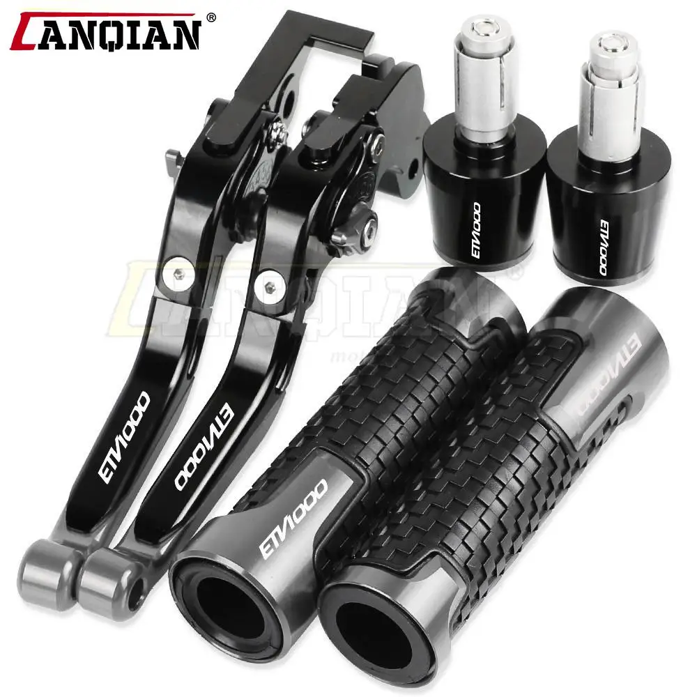 

ETV 1000 Motorcycle CNC Aluminum Brake Clutch Levers Handlebar Hand Grips Ends For APRILIA ETV1000 2002 2003 2004 2005 2006 2007