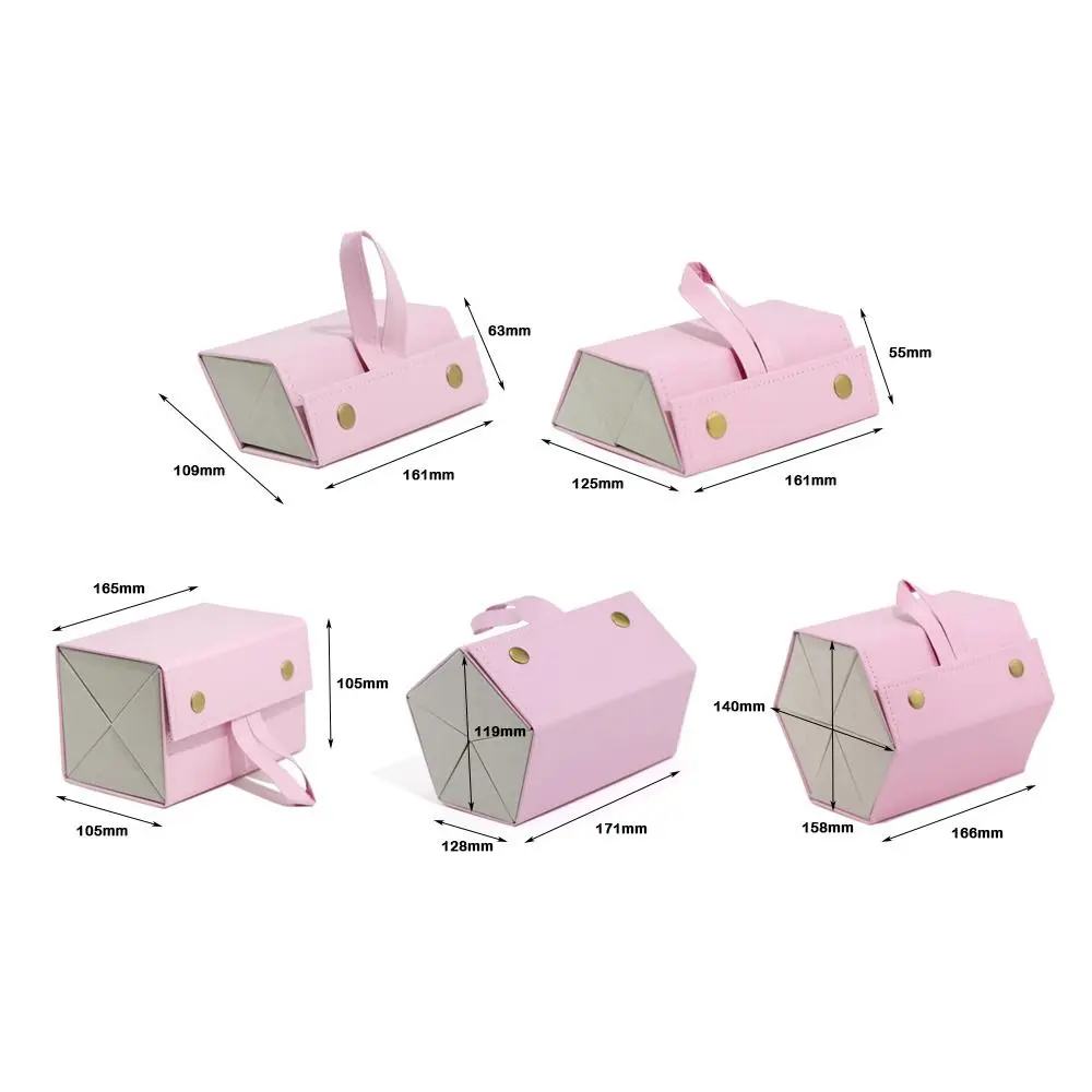 Organisateur de lunettes à 2/3/4/5/6 fentes, conception compacte, boîte de rangement à coque rigide, rembourrage intérieur, présentoir en cuir PU, mallette de rangement