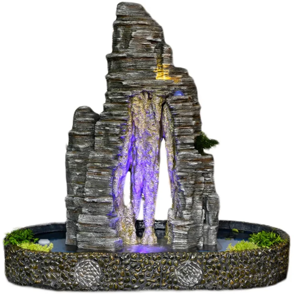 

Large outdoor rockery flowing water ornaments courtyard villa garden fountain stalactite floor ornaments