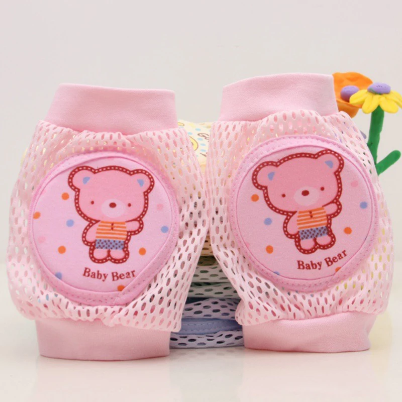 Kids Girl Boy Crawling Elbow Toddlers Baby Knee Pads Protector Safety Mesh Kneepad Leg Warmer Children cushion Legging Infants