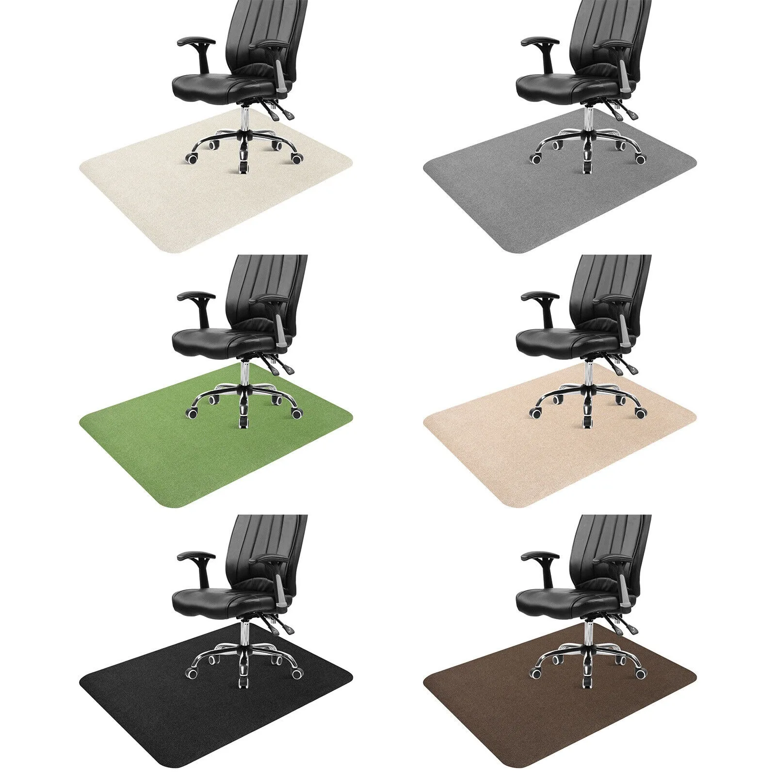 US 36 x 48 inch non slip table and chair mat, floor protection carpet suitable for home and office use-