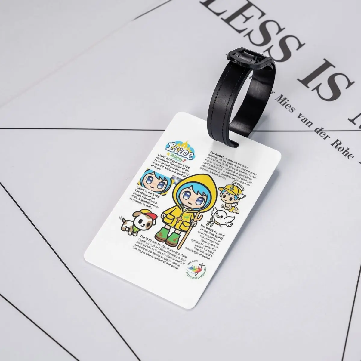 

Бирки для багажа Luce Vatican: аксессуары для чемоданов, именные бирки для путешествий, держатели для багажных этикеток с местом для имени, адреса и ID