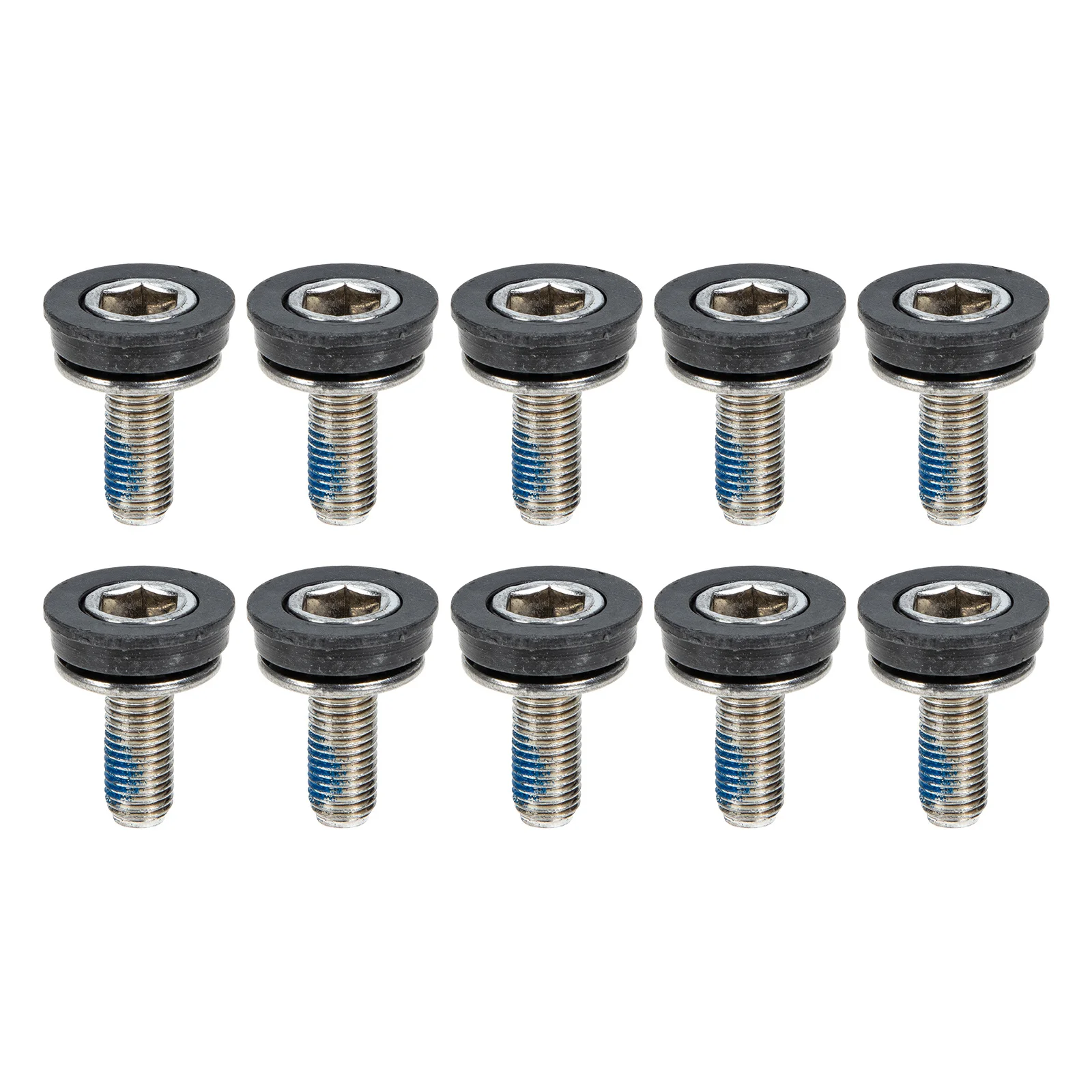 

10pcs Crankset Screws Steel Chain Wheel Repairing Fasteners High-Grade Durable Bicycle Accessories Mountain Bike Central Screws