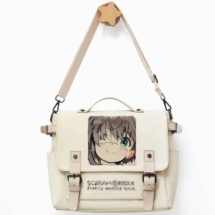 

Anime Takanashi Rikka Casual Oxford Messenger Schoolbag Shoulder Bag Student Teenager Gift B1920 Anime
