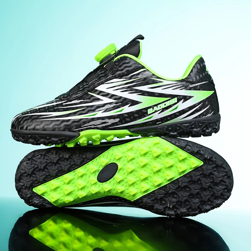 

New Childrens Original Football Boots TF Comfortable Sports Non-slip Soccer Shoes Trendy School Training Football Shoes for Kids