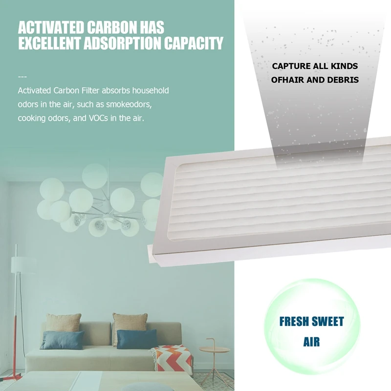 Replacement HEPA Filter Compatible For Hamilton Beach Trueair Compact Pet 04383 04384 04385 Air Purifier, 990051000