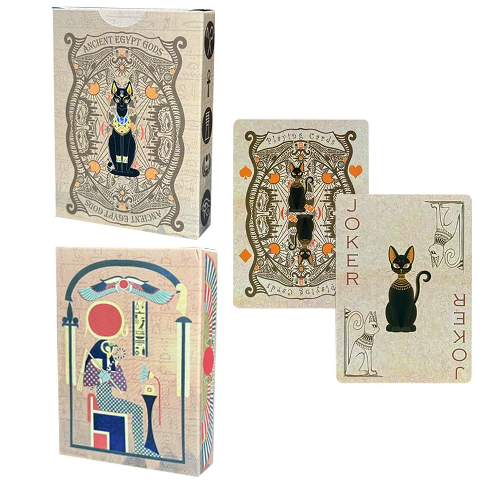 Vintage Cat Classic Spielkarten HD-Druck Deck of Cards Papier Brettspiel Pokerkarten für Unterhaltung