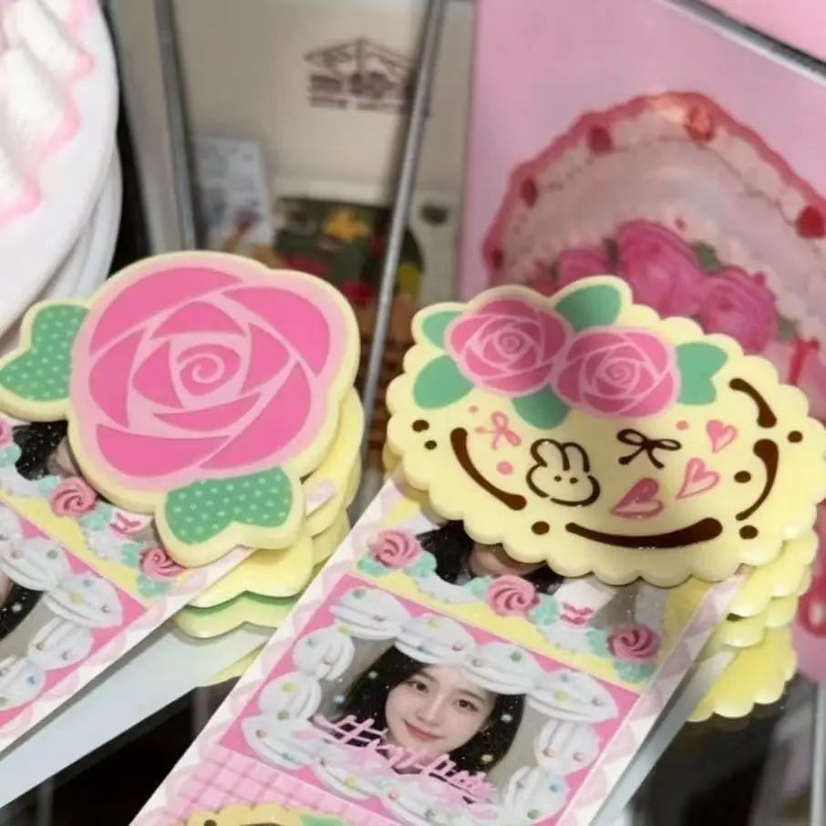 2Pcs Rabbit Animal Hair Clip Set for Women Cute Rose and Bunny Acrylic Barrettes Sweet Design Hairclips Jewelry