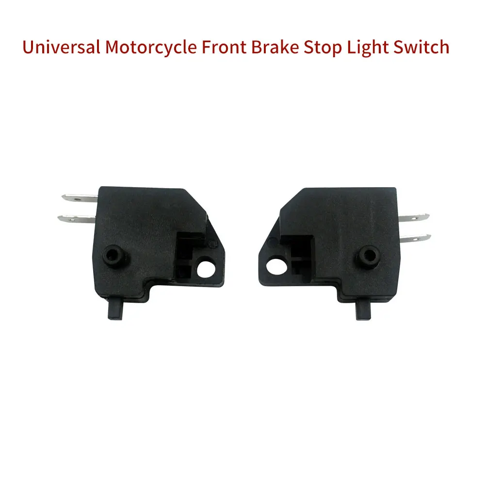 Universal Motorcycle Right/Left Front Brake Stop Light Switch Press Button for Honda Suzuki Yamaha Spare Motorcycle Accessories