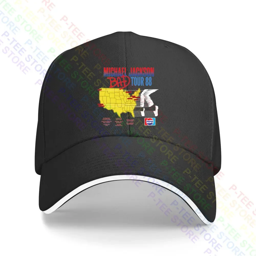 

Майкл Джексон Плохой тур 1988. Бейсболка Snapback Caps Вязаная панама