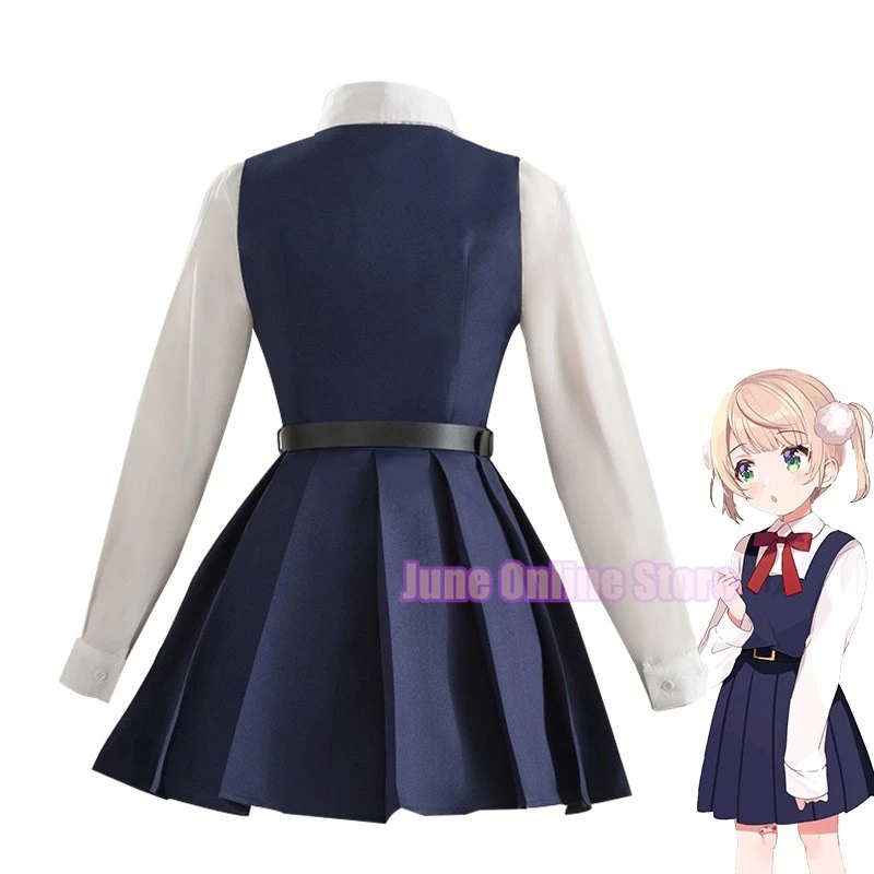 Vtuber Cosplay Shukusei Loli Kami Requiem Shigure Ui Cosplay Costume JK Girl School Uniform Vtuber Cute Dress Kid Lori Suit