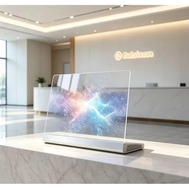 30 Inch Transparent OLED Display Store Window Digital AdvertisingTouch High Color Interactive Commercial Display Solution