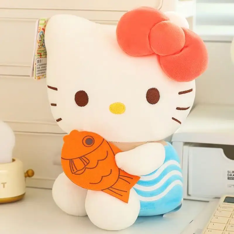 

Miniso's latest Hello Kitty stuffed stuffed stuffed plush toy, cartoon anime cute, give children birthday gifts, and fun dolls