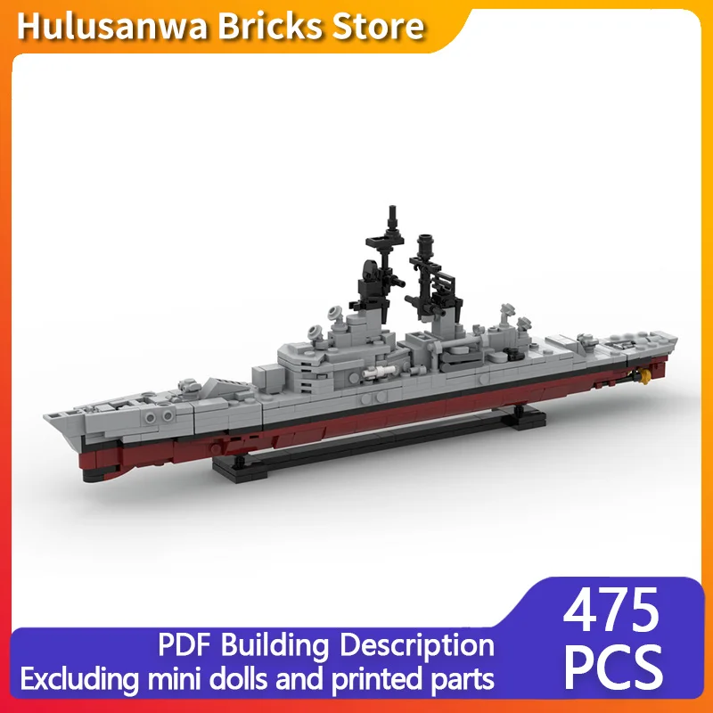 

Leahy Class Cruiser Модель MOC Строительные кирпичи Военное оборудование Модульная технология Подарки Праздничная сборка Детские игрушки Костюм
